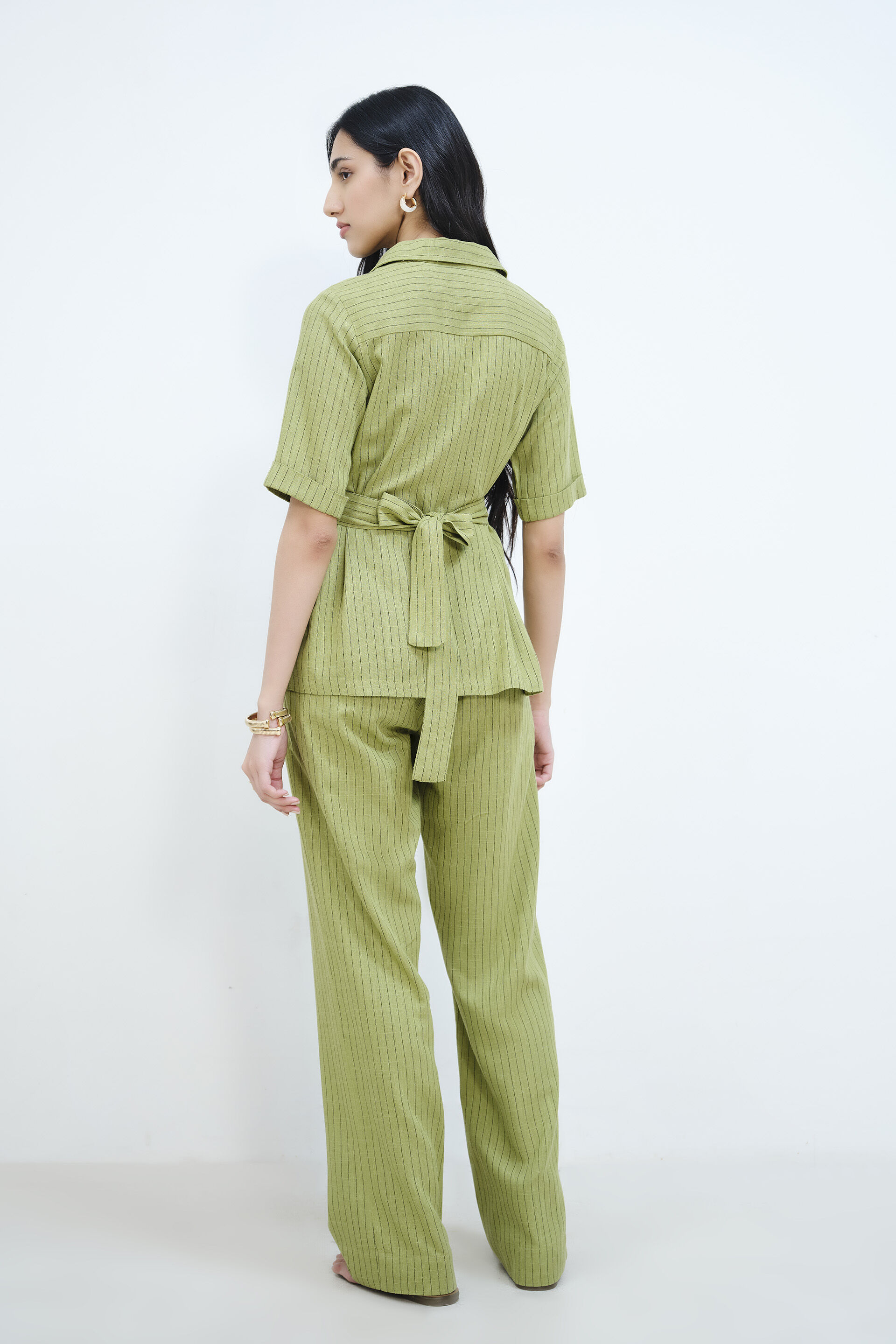 Maple Green Pinstripe Set, Green, image 5